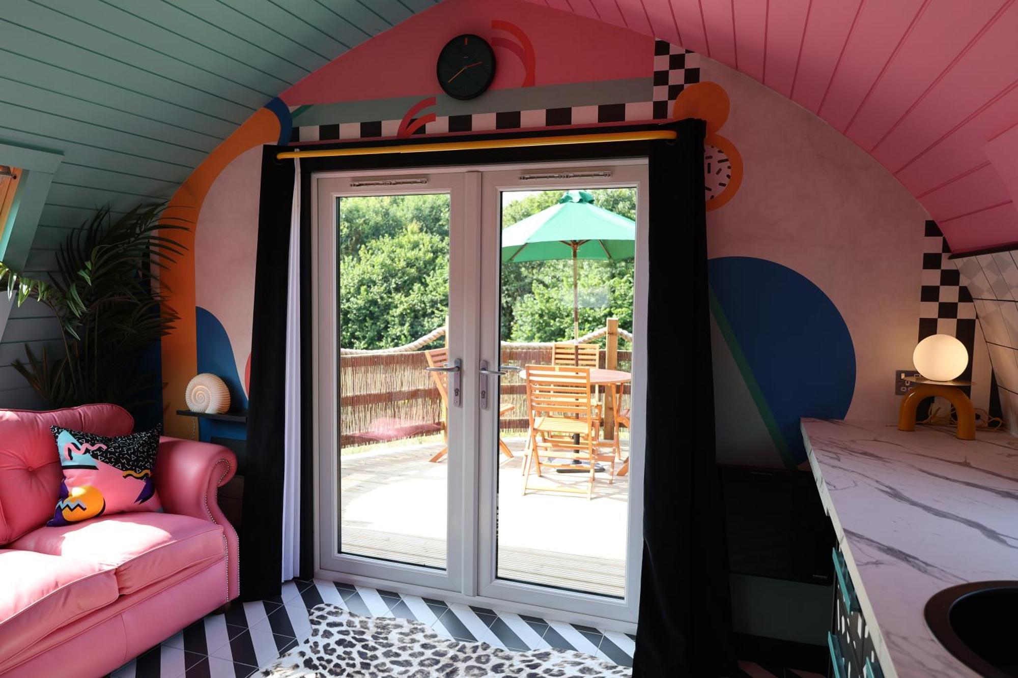 Ammonite Glamping Pod & Hot Tub Apartment Hungerton Exterior photo